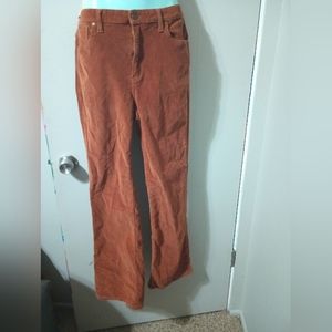 Time & Tru burnt 🔥 orange corduroy pants flare leg. Size 12